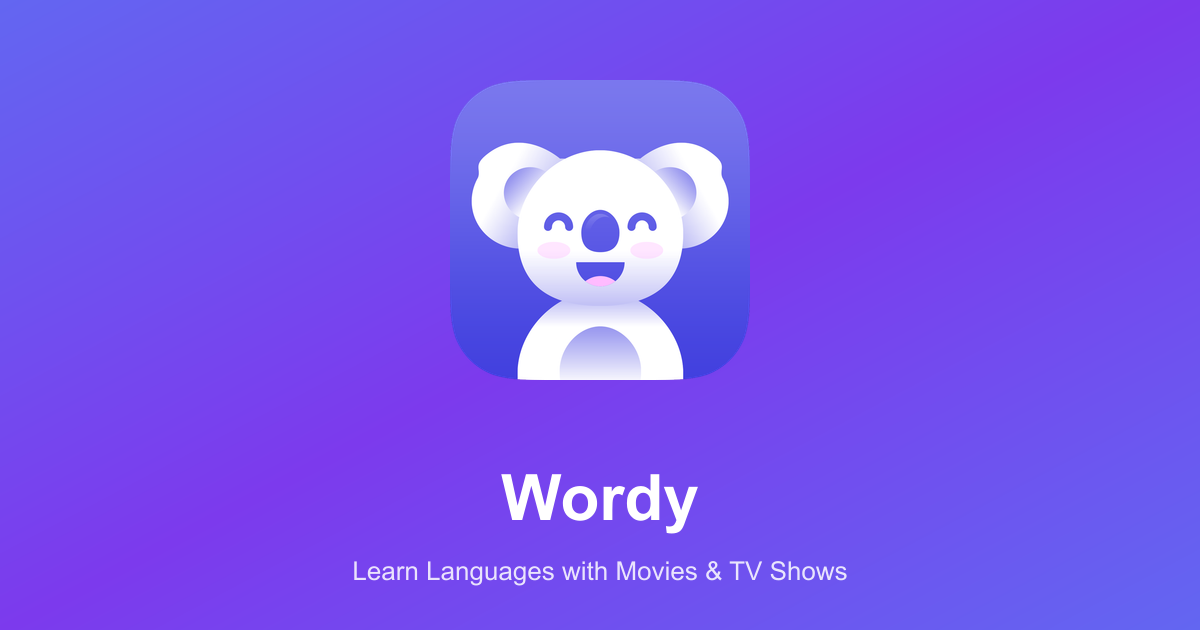 Learn Languages with Movies & TV Shows | Wordy preview