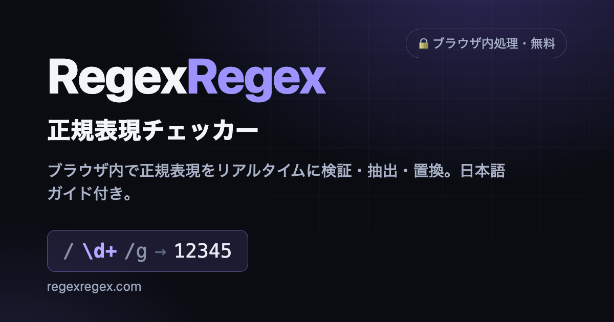 RegexRegex preview
