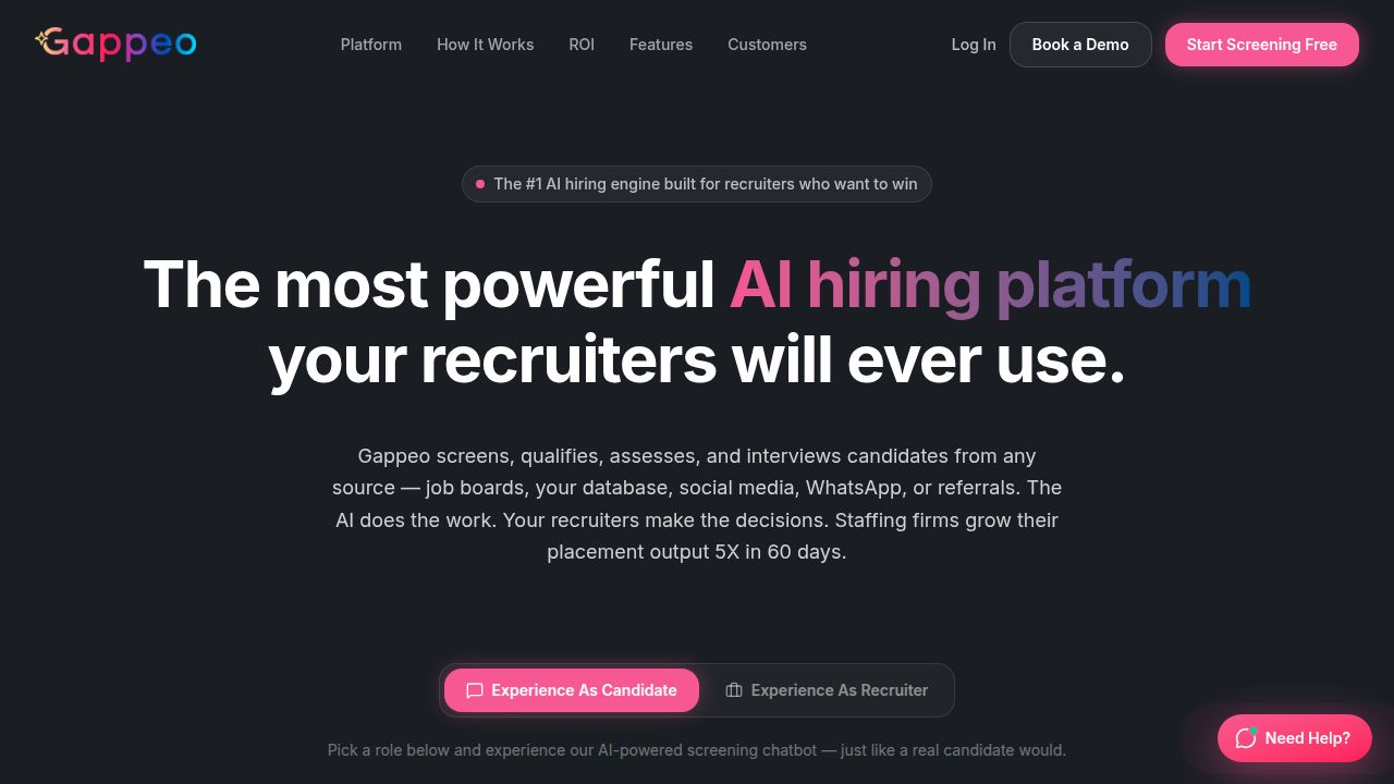 Gappeo.ai — The Most Powerful AI Hiring Platform preview