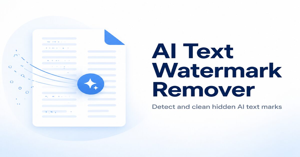 AI Text Watermark Remover preview