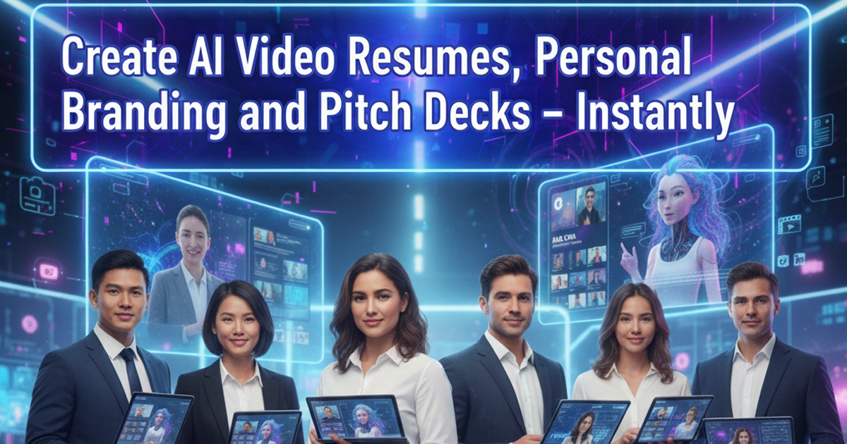 AI Video Portfolio Maker for LinkedIn, Resumes & Pitch Decks preview