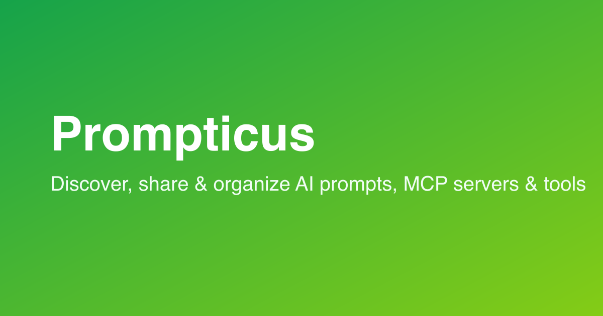 AI Prompts, MCP Servers & Tools Directory preview
