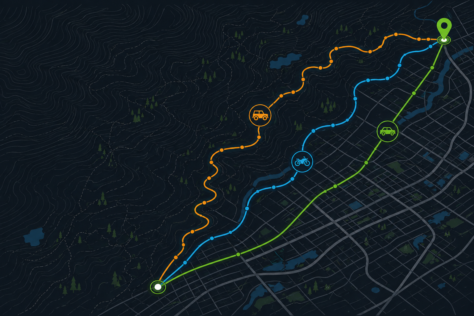 LetsTripTo - Interactive Route Planner preview