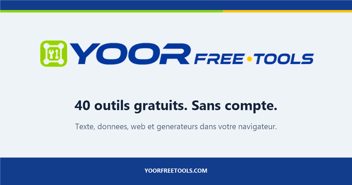 YOOR Free Tools - Powerful Online Utilities preview
