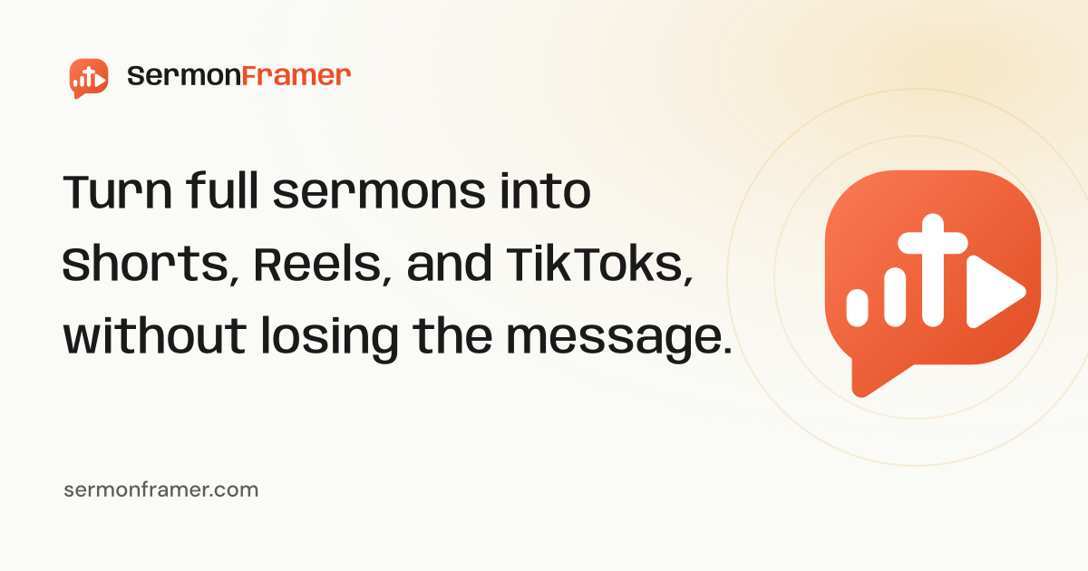 Transform Sermons into Engaging Short Videos preview