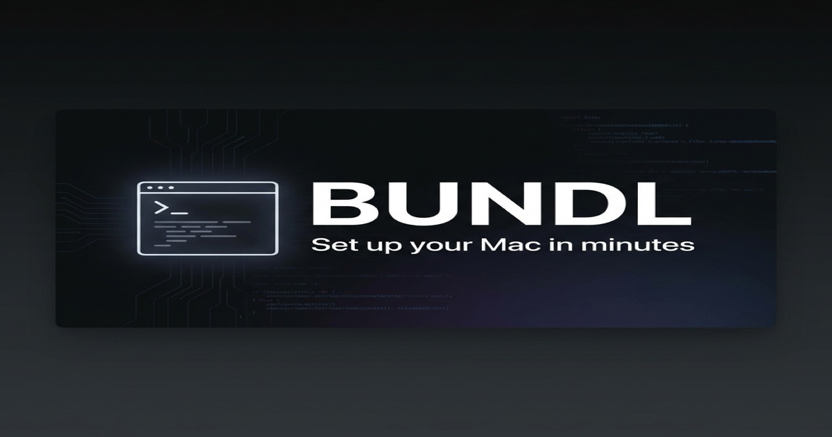 Bundl — One Command to Install Mac Apps preview